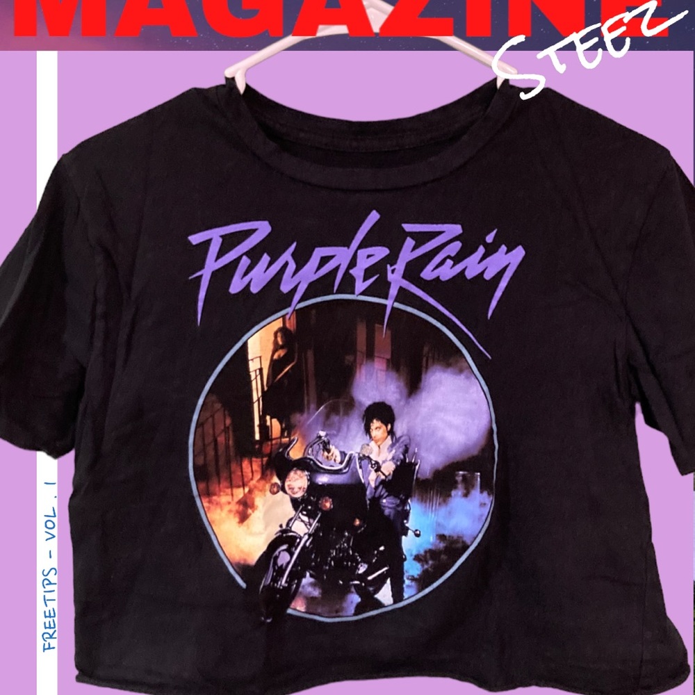 Prince Purple Rain Crop Top